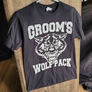 Groom's Wolf Pack Tshirt.